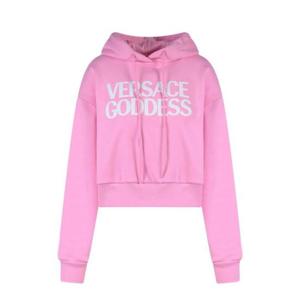 Versace Goddess 프린트 드로스트링 후드티 10090601A06603 1PK40 TP943281468