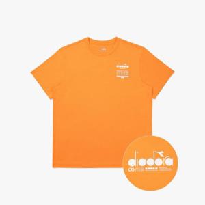 디아도라반팔티 AQS D5121RRS04ORS DRC 베이직 러닝 반팔 티셔츠 ORANGE