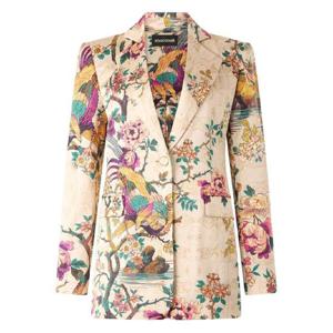 25 FW 로베르토 카발리 플로럴 프린트 재킷 VKT405TYP76 TP440796747