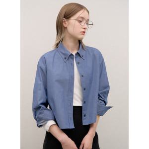 [시스티나]코튼 루즈핏 크롭 셔츠 -AWWSTO31020