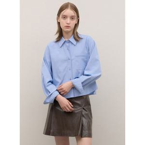 [시스티나]아웃 포켓 크롭 셔츠 -AWWSTO31040