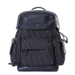 펜디 FF패턴 멀티포켓 자가드 백팩 블랙/7VZ084 ASLE F0R2K