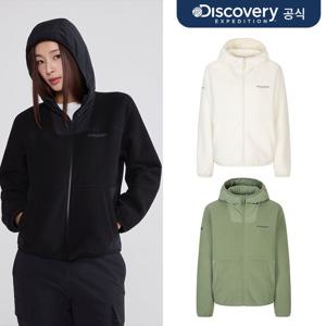 [디스커버리] 여성 자가드 플리스 후드 자켓 3종 택1