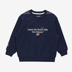 [뉴발란스]뉴발란스 키즈 데님 배색 스웻셔츠 NK9CF1206U-59 티