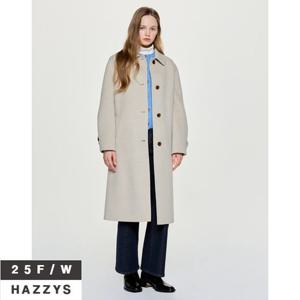헤지스여성 HSCO5D009 포켓배색 울캐시미어혼방 코트
