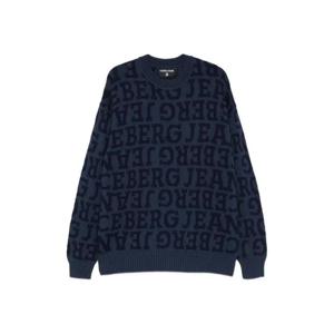 25 FW 아이스버그 인타르시아 니트 로고 스웨터 25IJ10A0059501 TP444186126