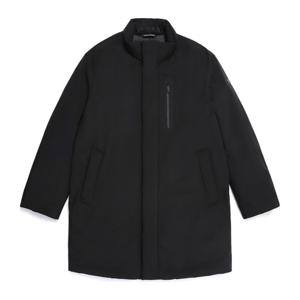 내셔널지오그래픽 [택가 399,000원] N254MDW350 어반 노사시 코트형 구스 롱다운 BLACK
