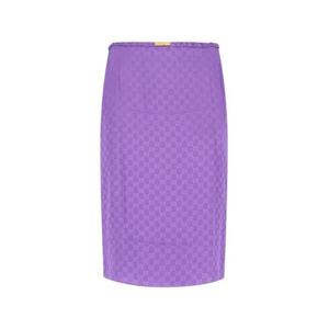 구찌 GG 실크 자카드 스커트 846275 ZATF95007 Purple