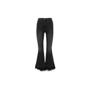 베로니카 비어드 카슨 페더 트림 플레어 진 J23119561037WN GREY TP962668530