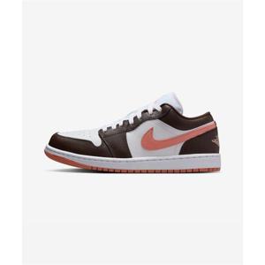 나이키 에어 조던 1 로우 W - 화이트바로크 브라운라이트 매더 루트 DC0774-182 245950 (DC0774-182)