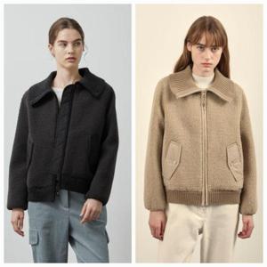 올리비아로렌 MG01 부클 집업 점퍼_ VVBCL4W9451