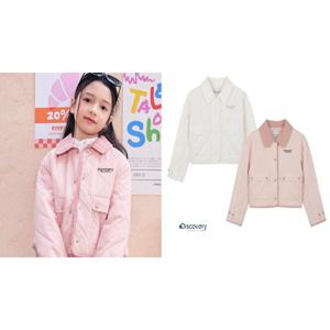 [디스커버리키즈] DKPD15061 여아 패디드 퀼팅 점퍼