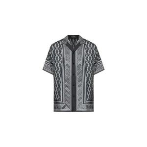 25 FW 베르사체 그레카 트리밍 실크 셔츠 10227401A16785 TP449593263