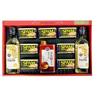 CJ 특별한선택 N호 선물 세트 1개 스팸 참기름 카놀라유 식용유 복합 설 추석 명절