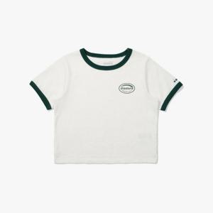 디아도라반팔티 KQJ D5122LRS22OWH 위켄드 링거 반팔 티셔츠 우먼 OFF WHITE