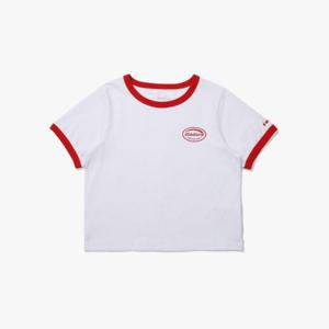 디아도라반팔티 KQJ D5122LRS22WHT 위켄드 링거 반팔 티셔츠 우먼 WHITE