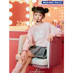 [MLB키즈US] (7FS2A0361-50PKL) 여아 스포티브 애슬레저 카라 맨투맨세트 아동맨투맨세트 키즈맨투맨세트