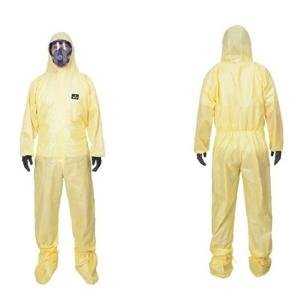 아스가드 방진복 일회용 원피스 SMS-500Y 화학물질용