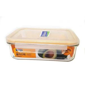 글라스락 사각5호 1000ml 반찬용 W