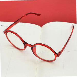 패션 심플 안경테 레드 뿔테 동그란 동글이