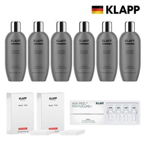 [2026 단한번 찬스쇼단독 ]클랍 캐비어 파워 타임리스 캐비어 에센스 엘릭시어 이찬석 패키지 (6병 + 패드200매+픽토큐어 4주프로그램)