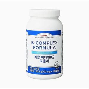 [지앤씨][GNC] 복합 비타민B군 포뮬라 (723mg x 120캡슐 / 4개월분)