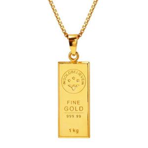 [한국금다이아몬드] 여자 순금 목걸이 유광 골드바 24K 22.5g 18K장식