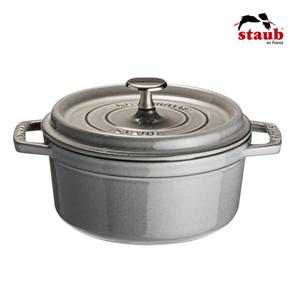 [스타우브] 꼬꼬떼 원형냄비 그레이 22cm
