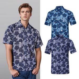 콜핑 남성 여름 트로피컷 패턴 반팔셔츠 모로카(남) KSH5811M