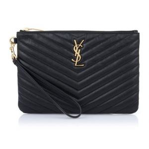 [생로랑] 여성 모노그램 클러치 379039 CWU01 1000