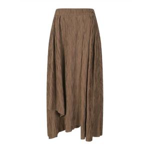 [마레몬떼][마레몬떼] 주름소재 뒷밴딩 스커트_M228MSK36S0