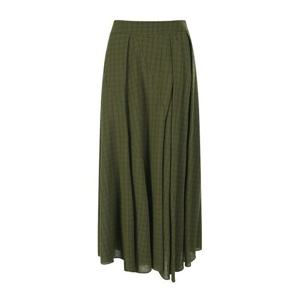 [마레몬떼][마레몬떼] 체크패턴 언발 플레어 스커트_M228MSK35S0