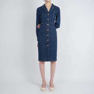 [게스]게스 여성 카라 원피스 다크블루 YN3D1774