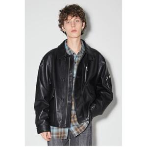 [버커루]남자레더 카라 자켓(B255LR360P)