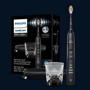 필립스 소닉케어 다이아몬드클린 9000 전동칫솔 HX9914/블랙