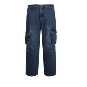 [버커루]유니 데님 파라슈트 카고 팬츠(B255DP249P)