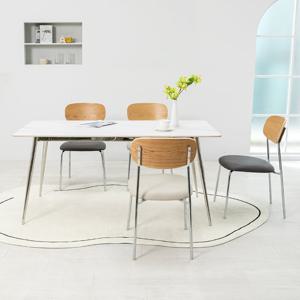 프랑크 세라믹 1600X800 사각 헌터 4인 식탁 세트