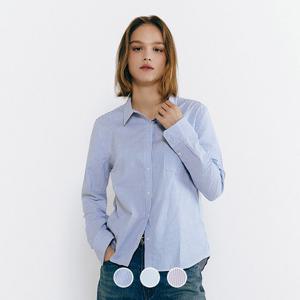 [지오다노/본사] 345502 여 옥스포드 셔츠 (스트라이프)