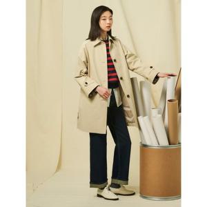 [빈폴레이디스] A라인 미디엄 맥 코트  베이지 (BF523TC04A)