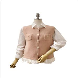 [포커스]밑단레이스조끼  FS5A7VT0027