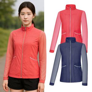 콜핑 여성 봄 경량 속건성 배색 등산 바람막이 자켓 KSC620PJ4W
