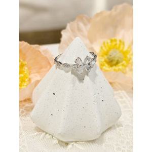 미니골드 14K [DIA-랩][다즐링] 플로라 반지 RLKS4200L