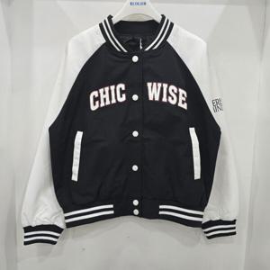 [에꼴리에](봄신상)칼라 레터링 스포티야구점퍼 (25A1152)_US