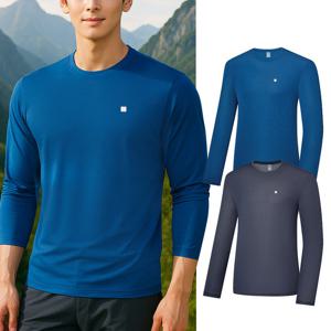 콜핑 남성 아이스본 냉감 이너 등산 긴팔 라운드 티셔츠 KSC486TT1M