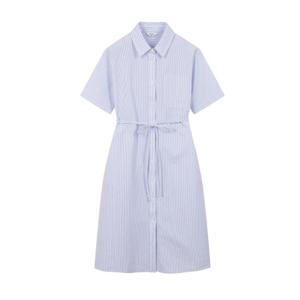 여성 쿨링 시어서커 셔츠형 원피스 (PHF2OO2260)