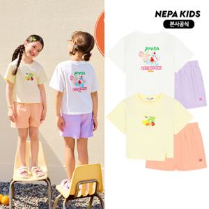 [네파키즈/택가99,000] KL45928 이슬로 여아 우븐 팬츠세트 본사직영