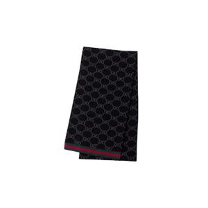 구찌 GG 투톤 울 머플러 블랙 325806-3G206-1062