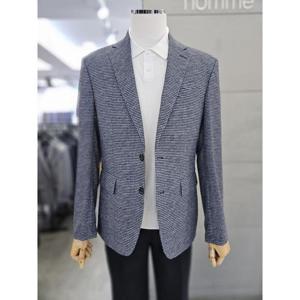 바쏘옴므 세이브존03 바쏘옴므 25 봄 여름 네이비 도트조직 캐주얼 콤비자켓 WSAGZ2JS57A