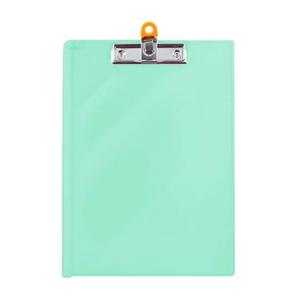 부품 문화 A4 투명클립보드 F913N-7 녹색/스프링펜홀더 (