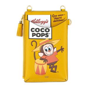 안야힌드마치 옐로우 카툰 프린트 폰 파우치 201988 MUSTARD